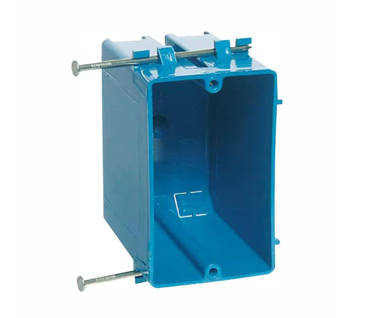 Carlon 1-Gang 20 cu. in. New Work PVC Electrical Outlet Box (Case of 100)