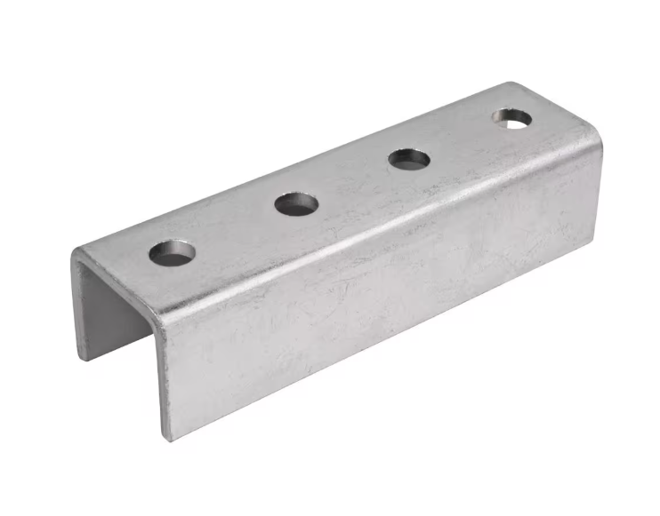 Superstrut 1-7/8 in. Channel Joiner - Strut Fitting - Silver Galvanized