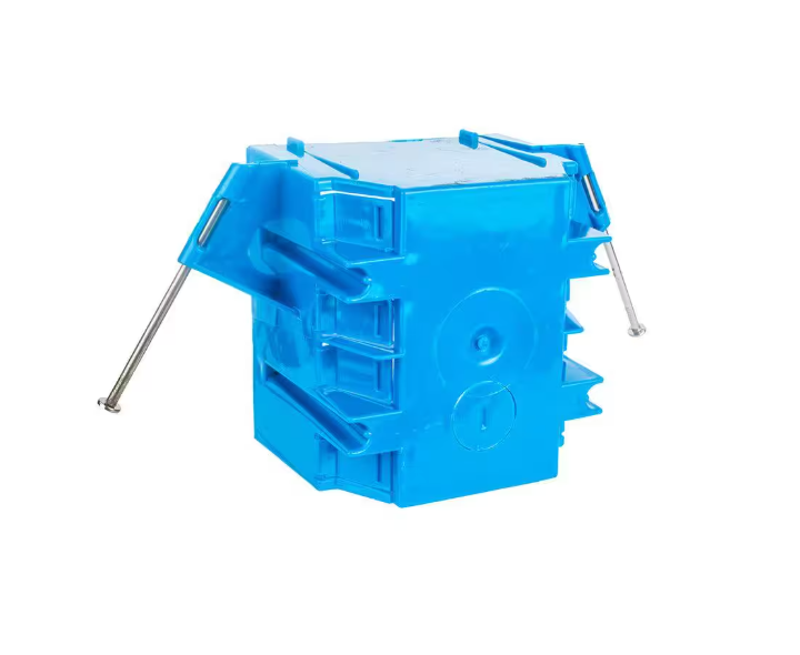 (25 Pack) Carlon 2-Gang 32 cu. in. Blue PVC New Work Electrical Switch and Outlet Box