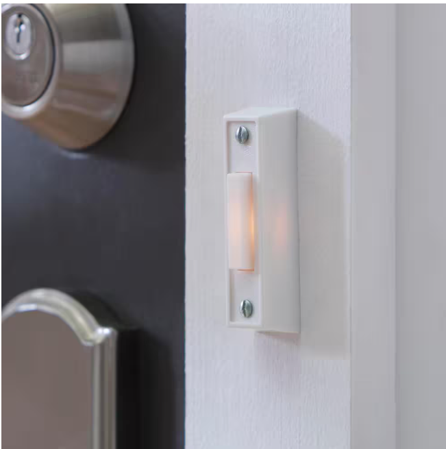 Defiant Wired Contractor Doorbell Kit with 2 Wired Push Buttons, White