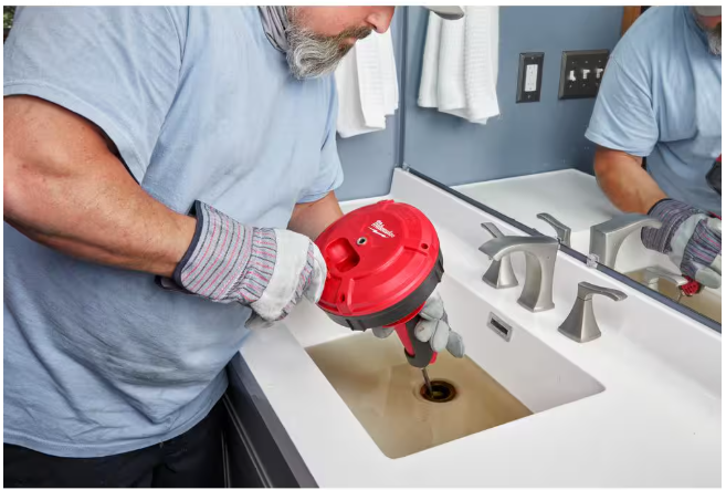 Milwaukee Trap Snake Auger Drain Cleaning Kit