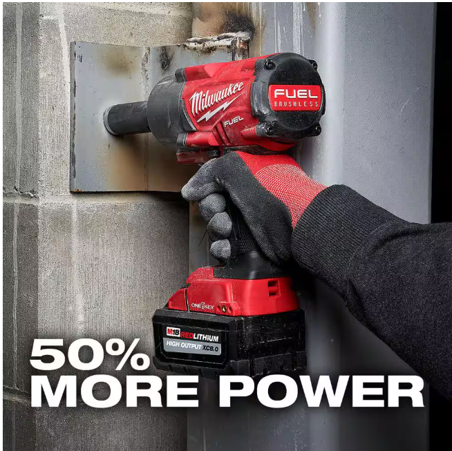 Milwaukee M18 18-Volt Lithium-Ion HIGH OUTPUT Starter Kit with XC 8.0Ah Battery and Rapid Charger