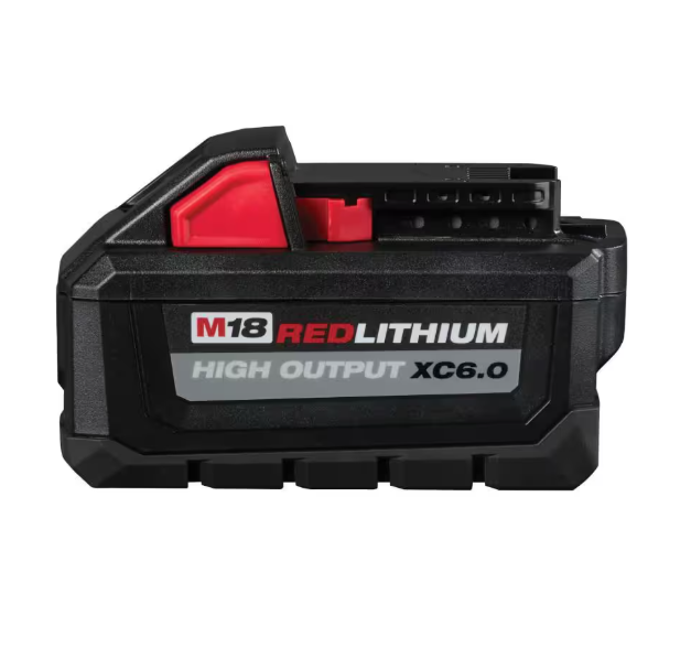 Milwaukee M18 18-Volt Lithium-Ion High Output 6.0Ah Battery Pack (2-Pack)