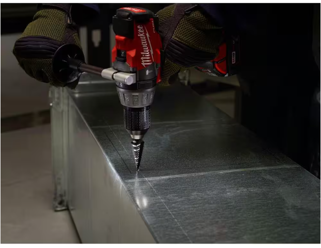 Milwaukee 7/8 in. - 1-3/8 in. #12 Black Oxide Step Drill Bit (5-Steps)