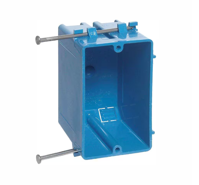 Carlon 18 cu. in. PVC 1-Gang New Work Electrical Switch and Outlet Box (Case of 100)