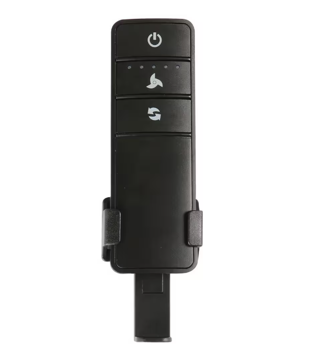Home Decorators Collection Cortaine 54 in. Indoor/Outdoor Matte Black Ceiling Fan with DC Motor and Remote Control Included