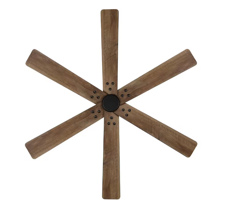 Home Decorators Collection Cortaine 54 in. Indoor/Outdoor Matte Black Ceiling Fan with DC Motor and Remote Control Included