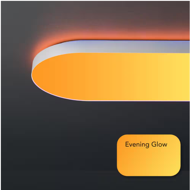 LIFX 26 in. Oval Capsule Smart White Multi-Color WiFi Selectable LED Flush Mount Ceiling Light Works Alexa/Hey Google/HomeKit