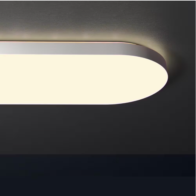 LIFX 26 in. Oval Capsule Smart White Multi-Color WiFi Selectable LED Flush Mount Ceiling Light Works Alexa/Hey Google/HomeKit