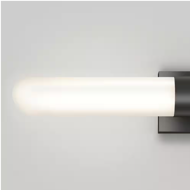 Artika Wilton 27 in. 1 Light Black Modern Integrated LED 5 CCT Vanity Light Bar for Bathroom