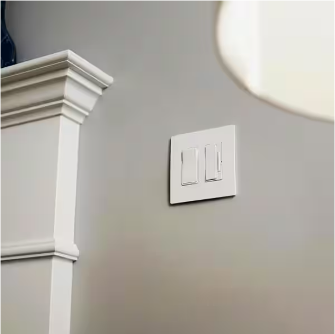 Legrand radiant 450W Multi-Location Master Rocker Dimmer for LED/CFL/Halogen/Incandescent Bulbs, White/Light Almond/Ivory