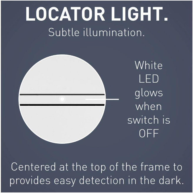 Legrand radiant 450W Multi-Location Master Rocker Dimmer for LED/CFL/Halogen/Incandescent Bulbs, White/Light Almond/Ivory