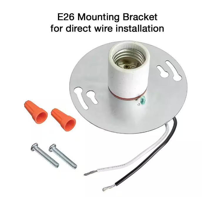 Commercial Electric Spin Light 7 in. Closet Light with Pull Chain LED Flush Mount Ceiling Light 830 Lumens 4000K Bright White Basement Light