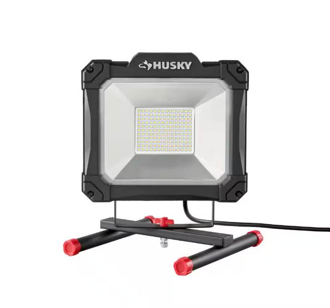 Husky 12000 Lumens/6000 Lumens Portable LED Work Light