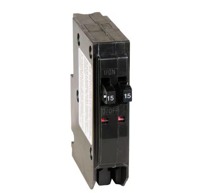 Square D QO 2-15 Amp Single-Pole Tandem Circuit Breaker