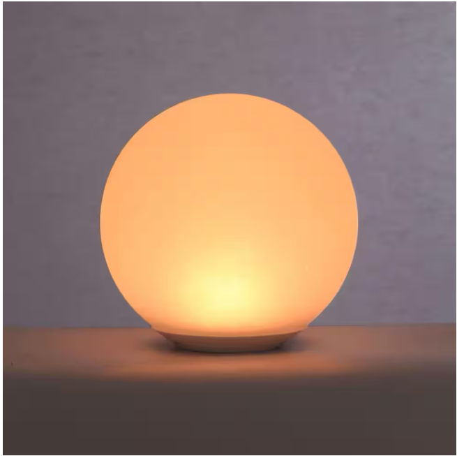 Hampton Bay 8 in. Color Changing LED Glow Ball Lamp