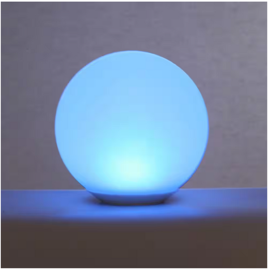 Hampton Bay 8 in. Color Changing LED Glow Ball Lamp