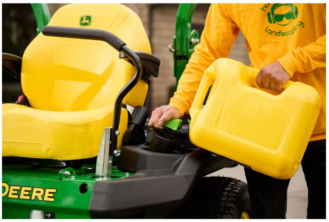 Scepter 5 gal. Smart Control Diesel Can with Rear Handle, Yellow Fuel Container