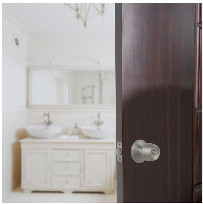 Defiant Brandywine Stainless Steel Bed/Bath Door Knob (6-Pack)