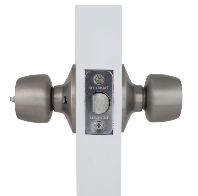 Defiant Brandywine Stainless Steel Bed/Bath Door Knob (6-Pack)