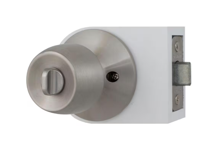 Defiant Brandywine Stainless Steel Bed/Bath Door Knob (6-Pack)