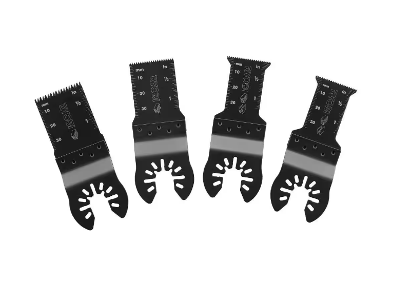 RYOBI 4-Piece Wood and Metal Oscillating Multi-Tool Blade Set