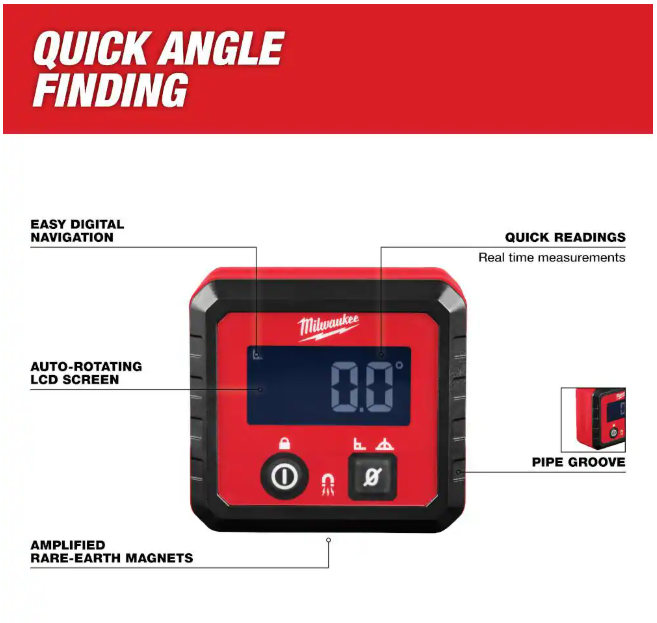 Milwaukee Digital Angle Gauge