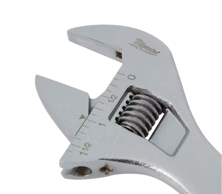Milwaukee 8 in. Wide Jaw Adjustable Wrench