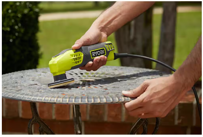 RYOBI 0.4 Amp Corded 2-7/8 in. Detail Sander