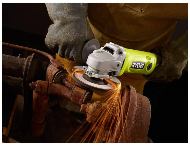 RYOBI 7.5 Amp 4.5 in. Corded Angle Grinder