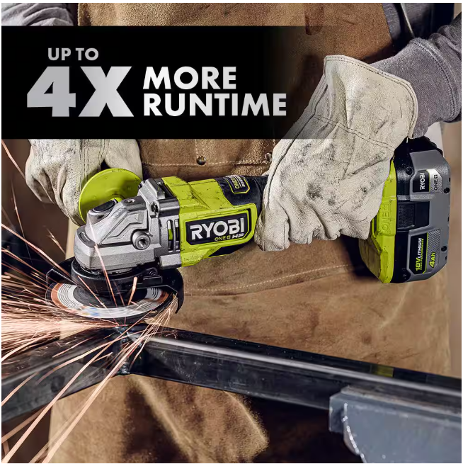RYOBI ONE+ 18V 4.0 Ah Lithium-Ion HIGH PERFORMANCE Battery