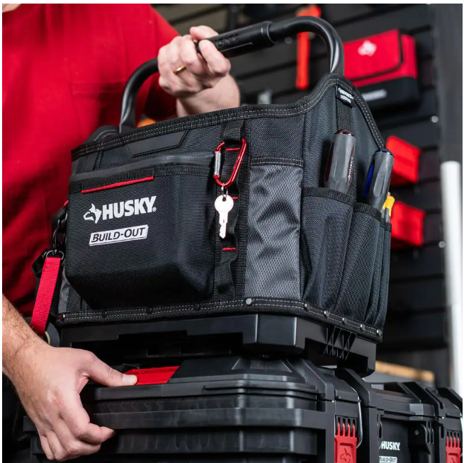 Husky Build-Out 14 in. Tool Tote