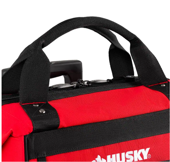 Husky 14 in. 13 Pocket Rolling Tool Bag