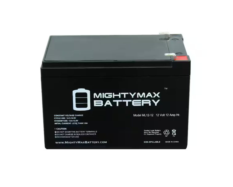 MIGHTY MAX BATTERY 12V 12AH Battery for Buzzaround XL Scooter GB116 GB117 - 2 Pack
