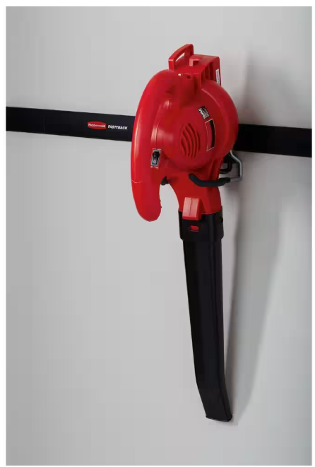 (3-Pack) Rubbermaid Fasttrack Power Tool Holder Utility Hook, 50 lbs. Capacity, Wall Mounted Storage and Organization System for Home/Garage