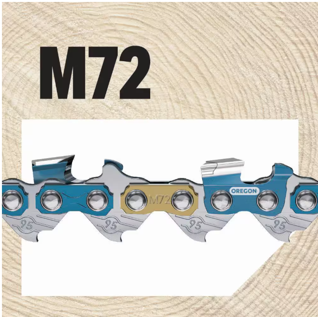 Oregon M72 Chainsaw Chain for 18 in. Bar, Fits Echo, Husqvarna, Dolmar, Jonsered, Craftsman, Makita and others