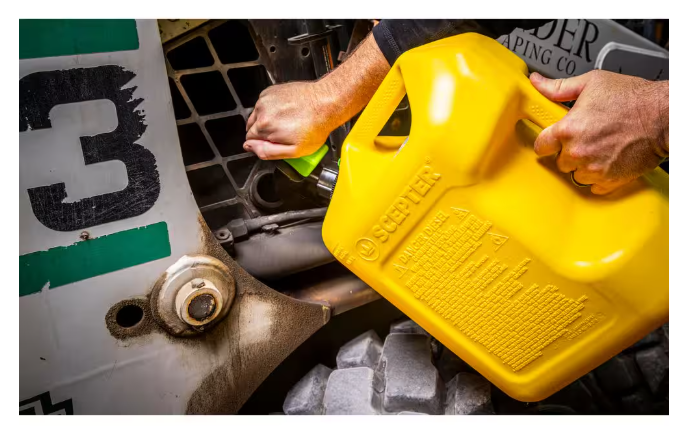 Scepter 5 gal. Smart Control Diesel Can with Rear Handle, Yellow Fuel Container