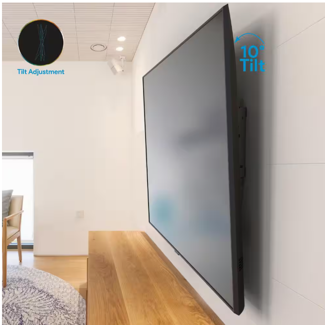 Tzumi Aura LED 65 in. TV Mount Combo 18-PC PDQ
