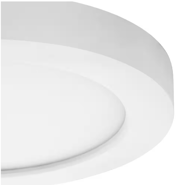 Commercial Electric Flexinstall LED 8 in. White Disklight Recessed Ceiling Light for Home with 5CCT + DuoBright Dimming