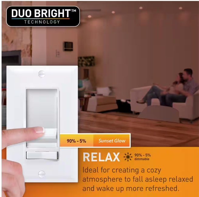 Commercial Electric Flexinstall LED 8 in. White Disklight Recessed Ceiling Light for Home with 5CCT + DuoBright Dimming