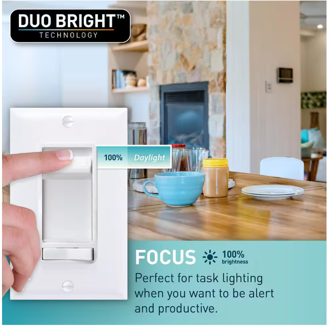 Commercial Electric Flexinstall LED 8 in. White Disklight Recessed Ceiling Light for Home with 5CCT + DuoBright Dimming