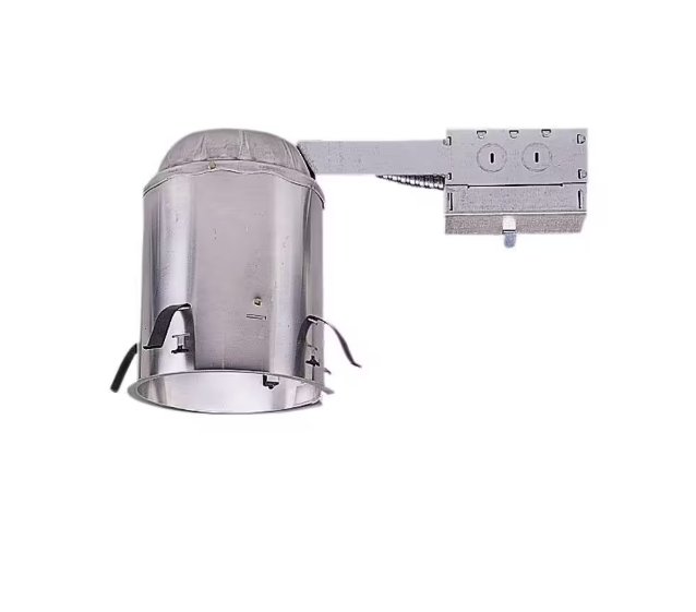 (6 Pack)HALO H5 5 in. Aluminum Recessed Lighting Housing for Remodel Ceiling, Insulation Contact, Air-Tite