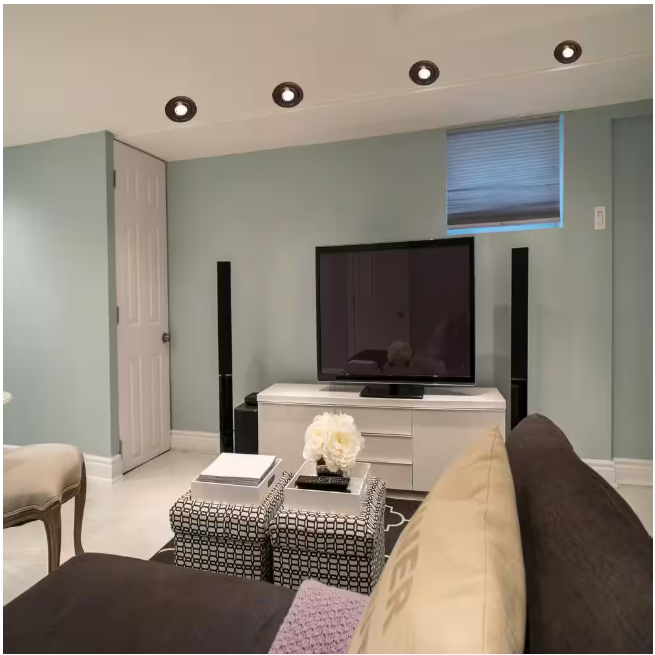 Globe Electric 3 in. Oil Rubbed Bronze IC Rated Swivel Spotlight LED Recessed Lighting Kit, LED Bulbs Included (4-Pack)