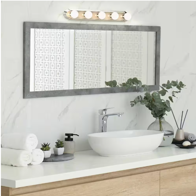 Volume Lighting 5-Light Brushed Nickel Bath or Vanity Light