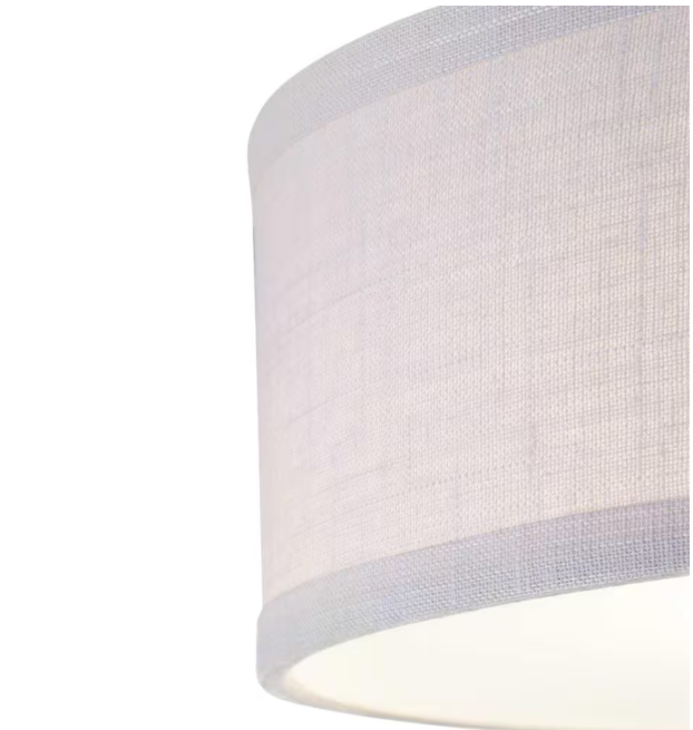 Progress Lighting Inspire Collection 2-Light Graphite Semi-Flush Mount