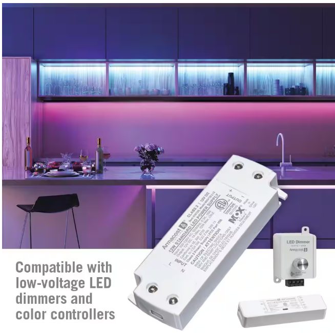 Armacost Lighting LED Power Supply 12-Watt Standard Driver 12-Volt Transformer