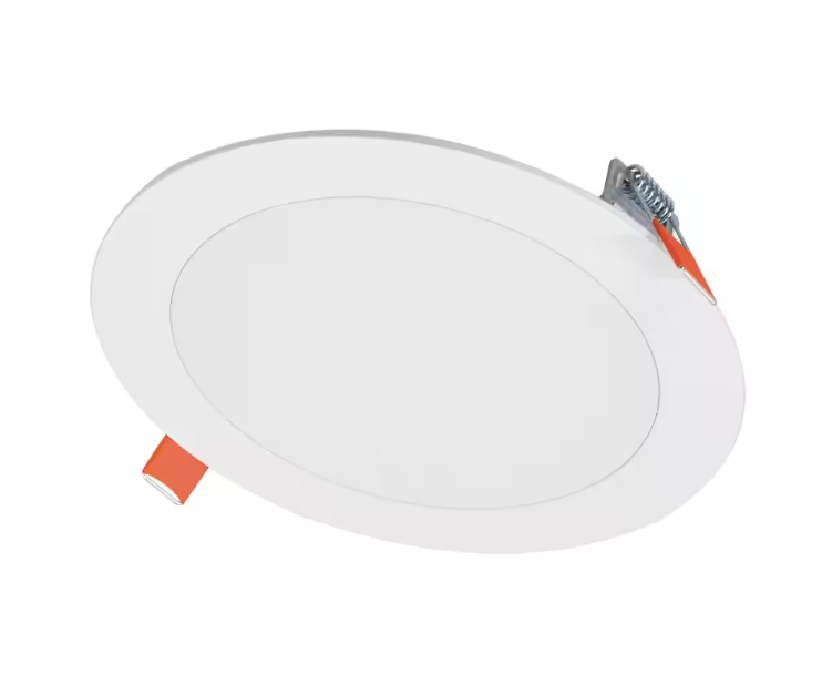 HALO HLBSL6 6 in. Adjustable CCT Canless IC Rated Dimmable Indoor Integrated LED Recessed Light Kit (4-Pack)
