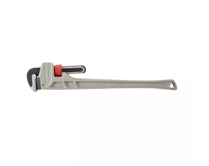 Husky 24 in. Aluminum Pipe Wrench with 2-1/2 in. Jaw Capacity
