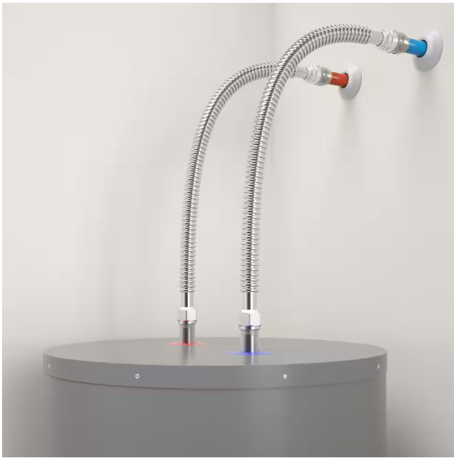 SharkBite Max 3/4 in. Push-to-Connect x 3/4 in. FIP x 24 in. Corrugated Stainless Steel Water Heater Connector