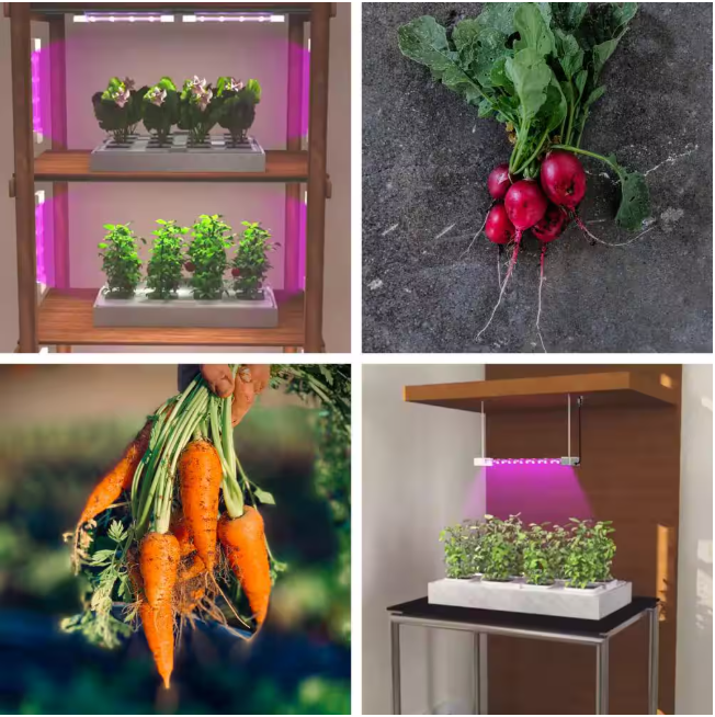 Feit Electric 24 in. 19-Watt White LED 3 Adjustable Spectrum Linkable Plant Grow Light Fixture White Adjustable Light
